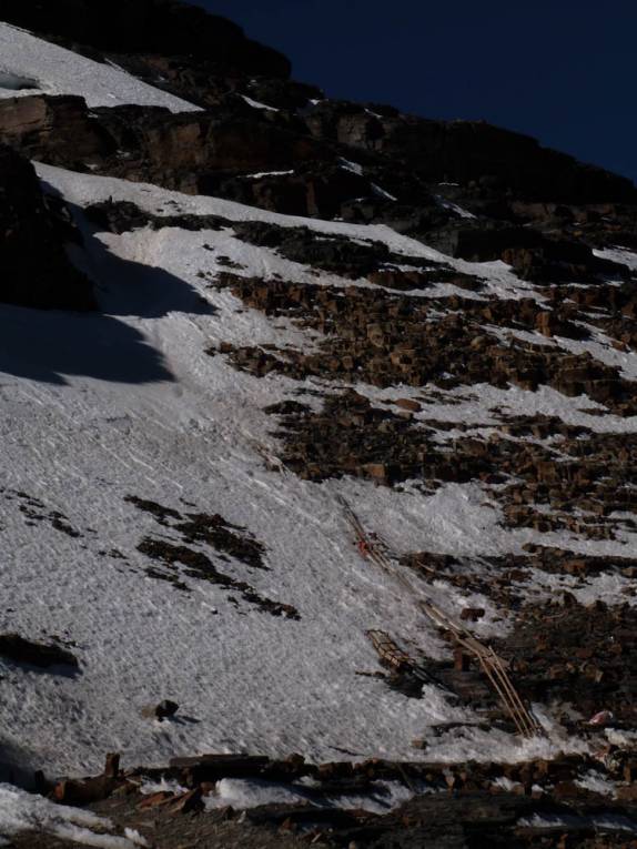 A montanha que subimos na região do Chacaltaya, na Bolívia